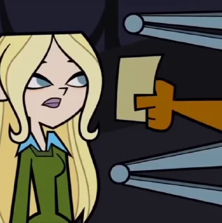 Sticker from the "Dawn Total drama" sticker pack