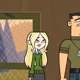 Стикер из набора "Dawn Total drama"