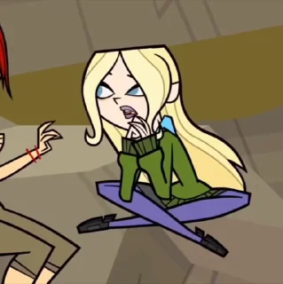 Sticker from the "Dawn Total drama" sticker pack