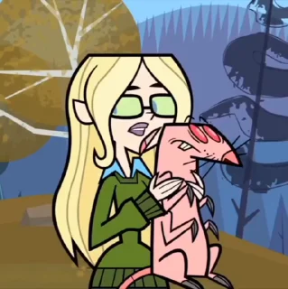 Стикер из набора "Dawn Total drama"