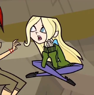 Sticker from the "Dawn Total drama" sticker pack