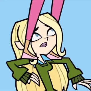 Sticker from the "Dawn Total drama" sticker pack