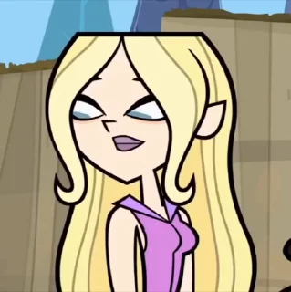 Sticker from the "Dawn Total drama" sticker pack