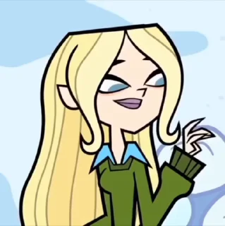 Sticker from the "Dawn Total drama" sticker pack