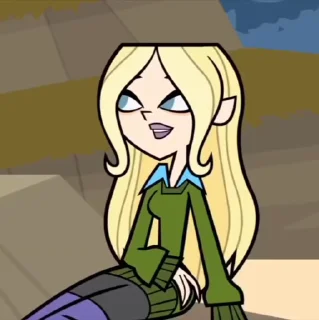 Sticker from the "Dawn Total drama" sticker pack