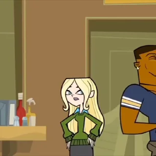 Стикер из набора "Dawn Total drama"