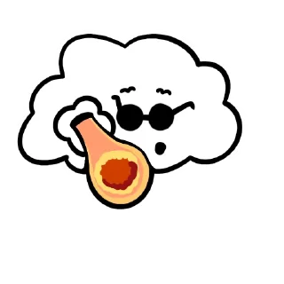 Telegram sticker pack "Облачно"