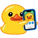 Sticker from the "Duck Tails" sticker pack