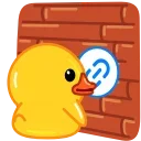 Sticker from the "Duck Tails" sticker pack