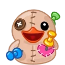 Sticker from the "Duck Tails" sticker pack