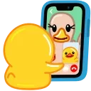 Sticker from the "Duck Tails" sticker pack