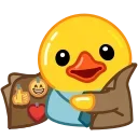 Sticker from the "Duck Tails" sticker pack