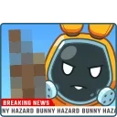 Sticker from the "Rad Bunny" sticker pack