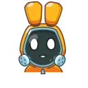 Sticker from the "Rad Bunny" sticker pack