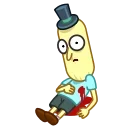 Sticker from the "Poopybutthole" sticker pack