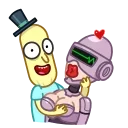 Sticker from the "Poopybutthole" sticker pack