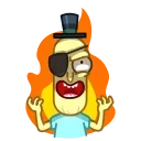 Sticker from the "Poopybutthole" sticker pack