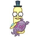 Sticker from the "Poopybutthole" sticker pack