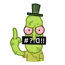 Sticker from the "Poopybutthole" sticker pack