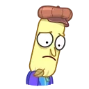 Sticker from the "Poopybutthole" sticker pack