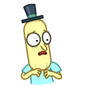 Sticker from the "Poopybutthole" sticker pack