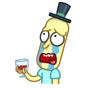 Sticker from the "Poopybutthole" sticker pack