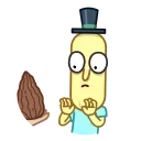 Sticker from the "Poopybutthole" sticker pack