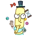 Sticker from the "Poopybutthole" sticker pack