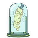 Sticker from the "Poopybutthole" sticker pack