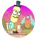 Sticker from the "Poopybutthole" sticker pack