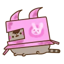 Telegram sticker pack "Pusheen Overwatch by Eckru"