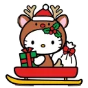 Sticker from the "Kitty Xmas" sticker pack