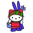 Sticker from the "Kitty Xmas" sticker pack