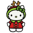 Sticker from the "Kitty Xmas" sticker pack