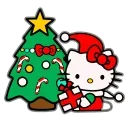 Sticker from the "Kitty Xmas" sticker pack