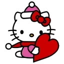 Sticker from the "Kitty Xmas" sticker pack