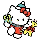 Sticker from the "Kitty Xmas" sticker pack