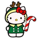 Sticker from the "Kitty Xmas" sticker pack