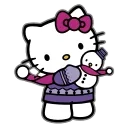 Sticker from the "Kitty Xmas" sticker pack