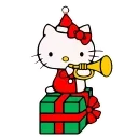 Sticker from the "Kitty Xmas" sticker pack