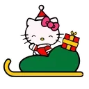 Sticker from the "Kitty Xmas" sticker pack