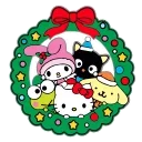 Sticker from the "Kitty Xmas" sticker pack