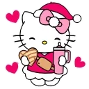 Sticker from the "Kitty Xmas" sticker pack