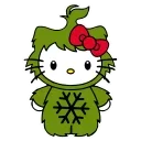 Sticker from the "Kitty Xmas" sticker pack