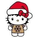 Sticker from the "Kitty Xmas" sticker pack