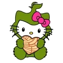 Sticker from the "Kitty Xmas" sticker pack