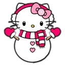 Sticker from the "Kitty Xmas" sticker pack