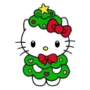 Sticker from the "Kitty Xmas" sticker pack