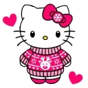 Sticker from the "Kitty Xmas" sticker pack