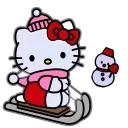 Sticker from the "Kitty Xmas" sticker pack